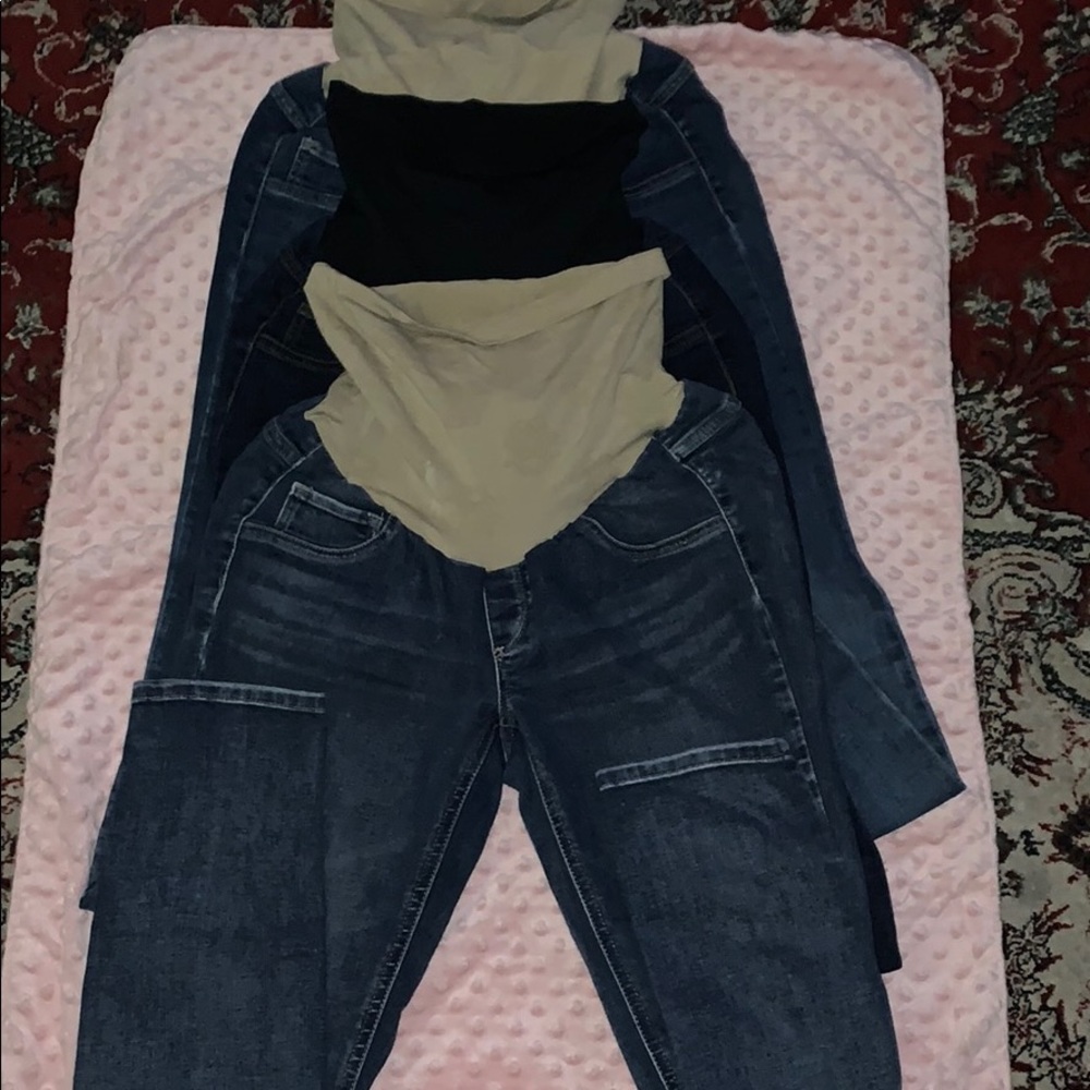 Maternity blue jeans, skinny leg... $25 each